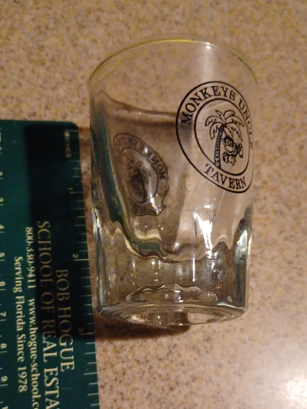 Assorted Clear Glass Shots 6